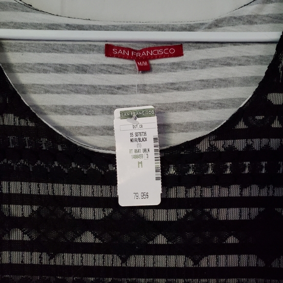 NWT San Francisco M black lace dress - Picture 3 of 6